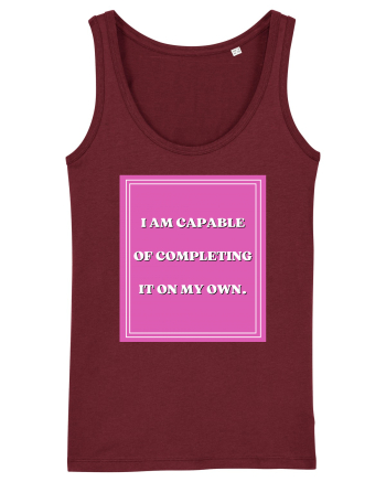 i am capable of completing it on my  own5 Burgundy