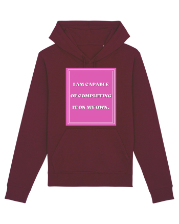 i am capable of completing it on my  own5 Burgundy