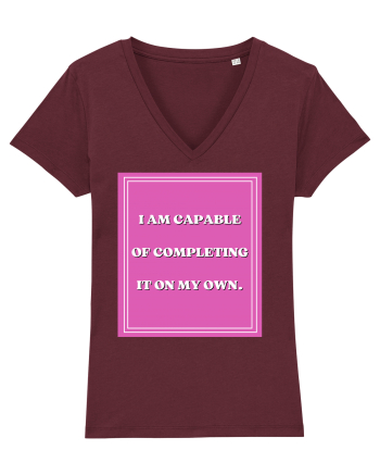 i am capable of completing it on my  own5 Burgundy
