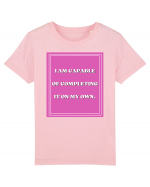 i am capable of completing it on my  own5 Tricou mânecă scurtă  Copii Mini Creator