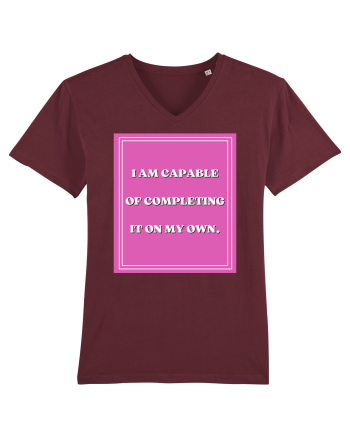 i am capable of completing it on my  own5 Burgundy