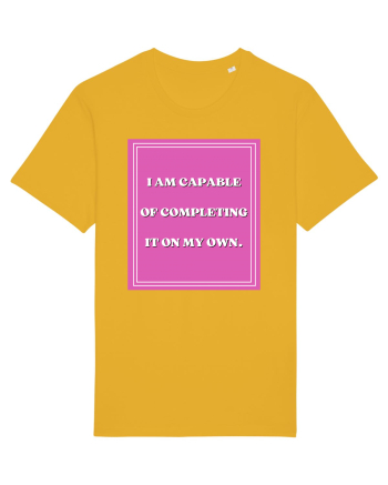 i am capable of completing it on my  own5 Spectra Yellow