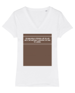 i am capable of completing it on my  own5 Tricou mânecă scurtă guler V Damă Evoker