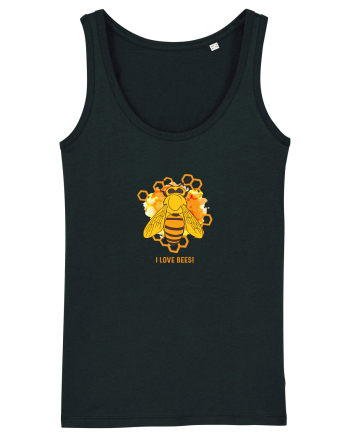 I love bees Black