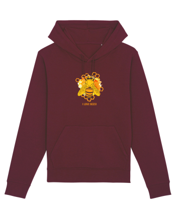 I love bees Burgundy