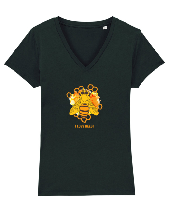 I love bees Black