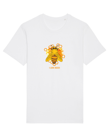 I love bees White