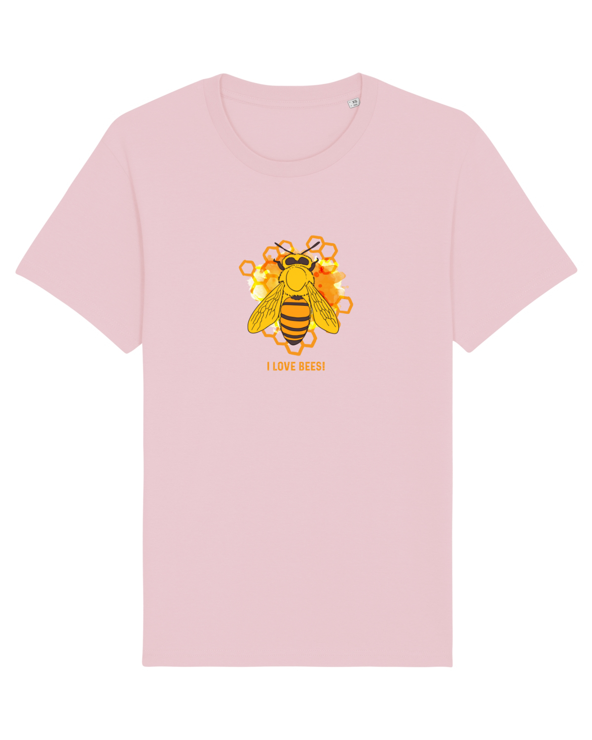 Tricou mânecă scurtă Unisex Rocker Cotton Pink