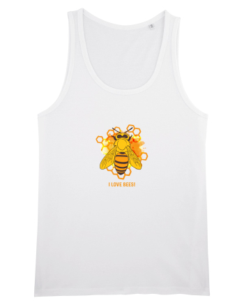 I love bees White