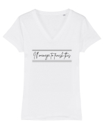 i ll manage to finish this Tricou mânecă scurtă guler V Damă Evoker