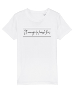 i ll manage to finish this Tricou mânecă scurtă  Copii Mini Creator