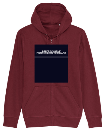 i give myself permission to relax2 Burgundy