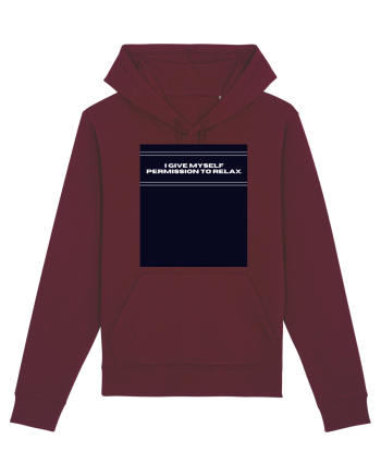 i give myself permission to relax2 Burgundy