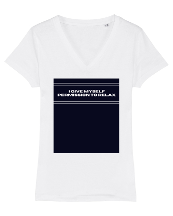 i give myself permission to relax2 White