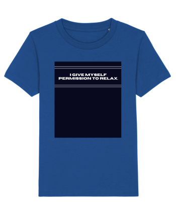 i give myself permission to relax2 Majorelle Blue