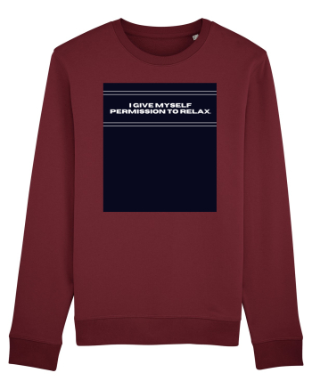 i give myself permission to relax2 Burgundy