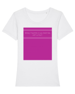 being trapped is an emotion not a fact Tricou mânecă scurtă guler larg fitted Damă Expresser