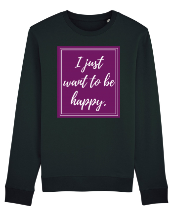 i just want to be happy6 Black