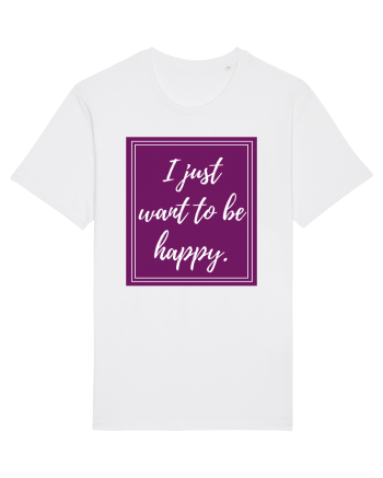 i just want to be happy6 White