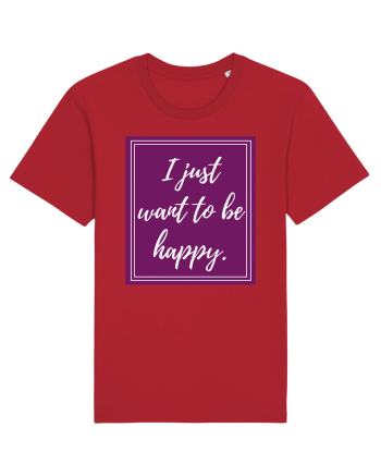 i just want to be happy6 Red
