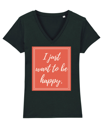 i just want to be happy7 Black