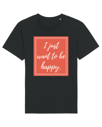 i just want to be happy7 Black