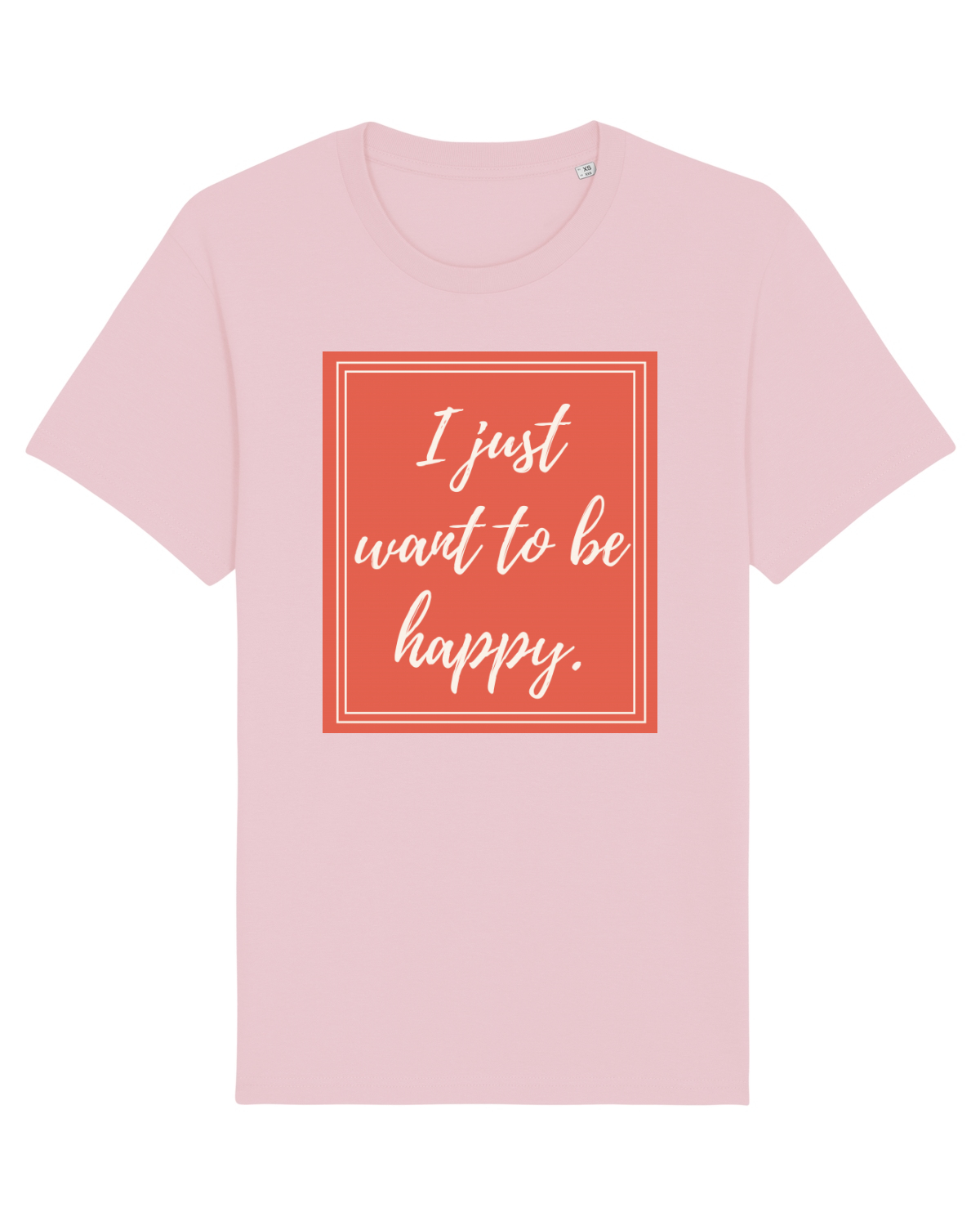 Tricou mânecă scurtă Unisex Rocker Cotton Pink