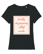 lucicly daydreaming whilst awake6 Tricou mânecă scurtă guler larg fitted Damă Expresser