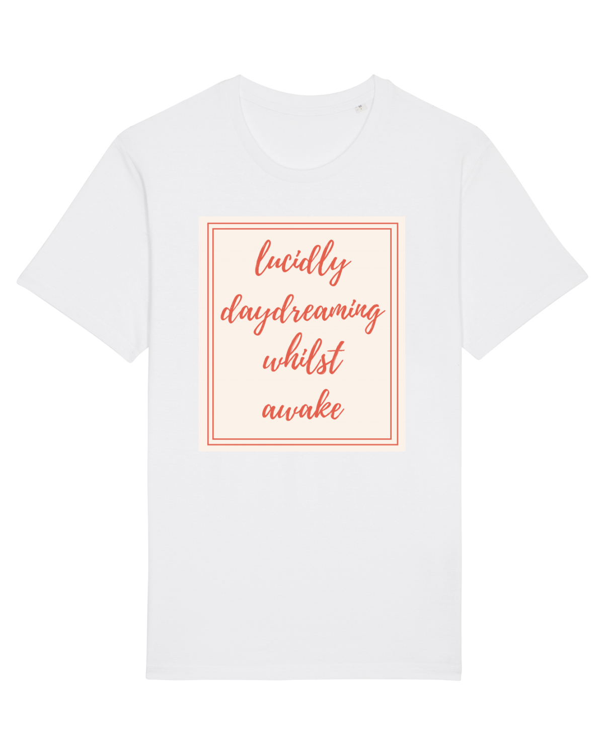 Tricou mânecă scurtă Unisex Rocker White
