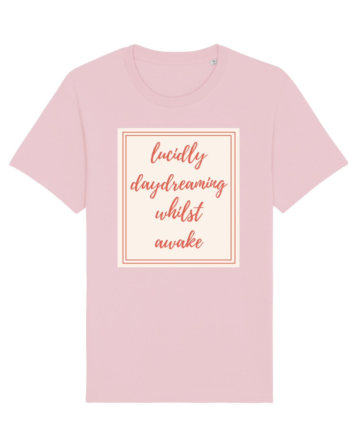 Tricou mânecă scurtă Unisex Rocker Cotton Pink