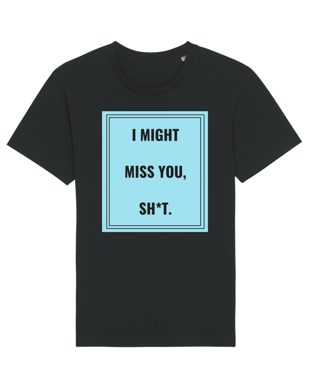 Tricou mânecă scurtă Unisex Rocker Black