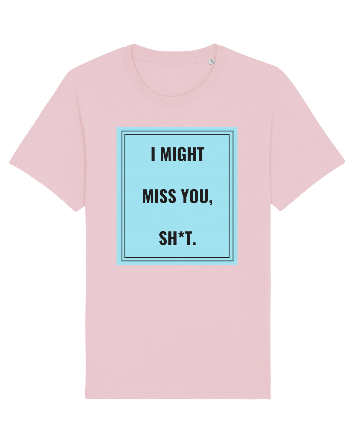 Tricou mânecă scurtă Unisex Rocker Cotton Pink