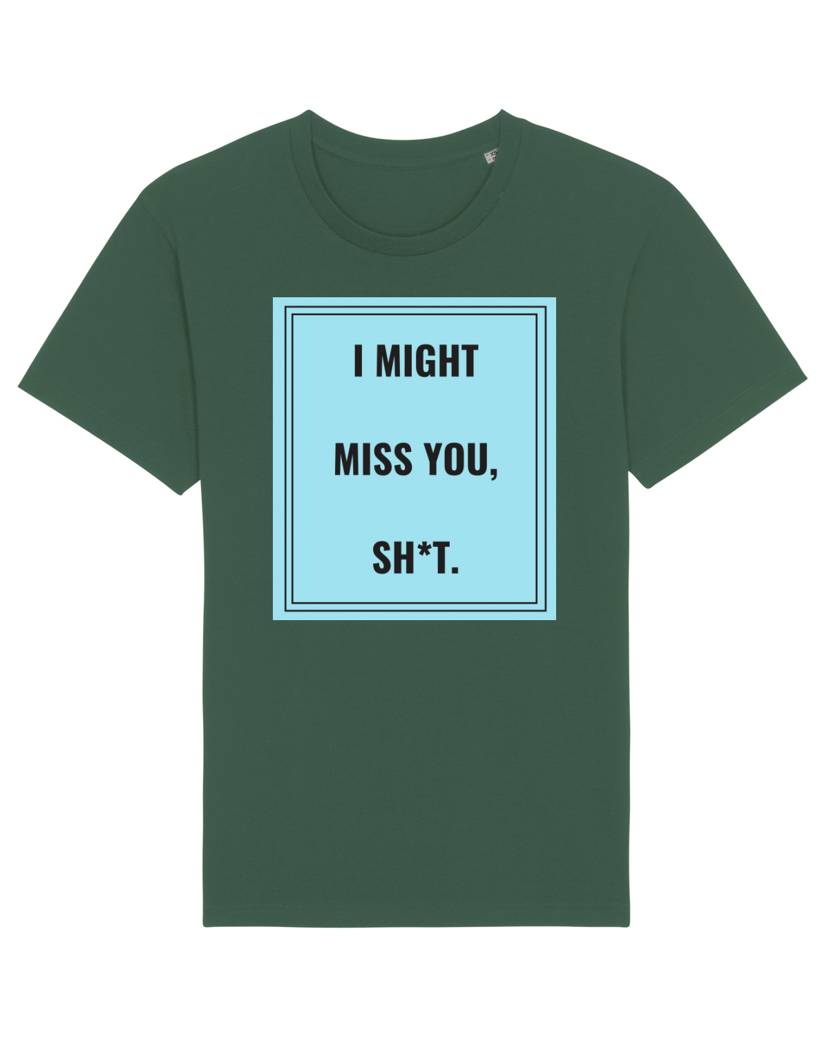 Tricou mânecă scurtă Unisex Rocker Bottle Green
