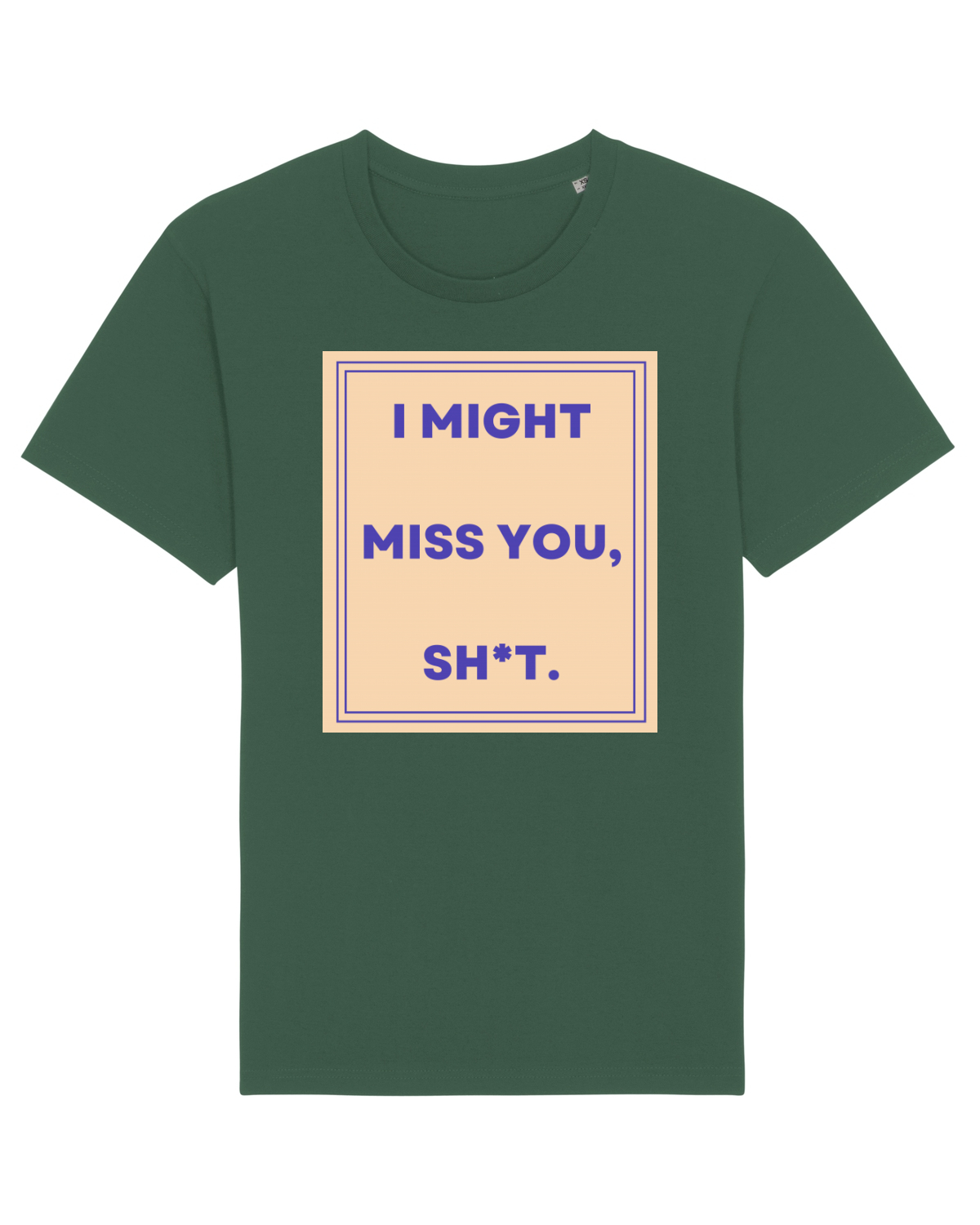 Tricou mânecă scurtă Unisex Rocker Bottle Green