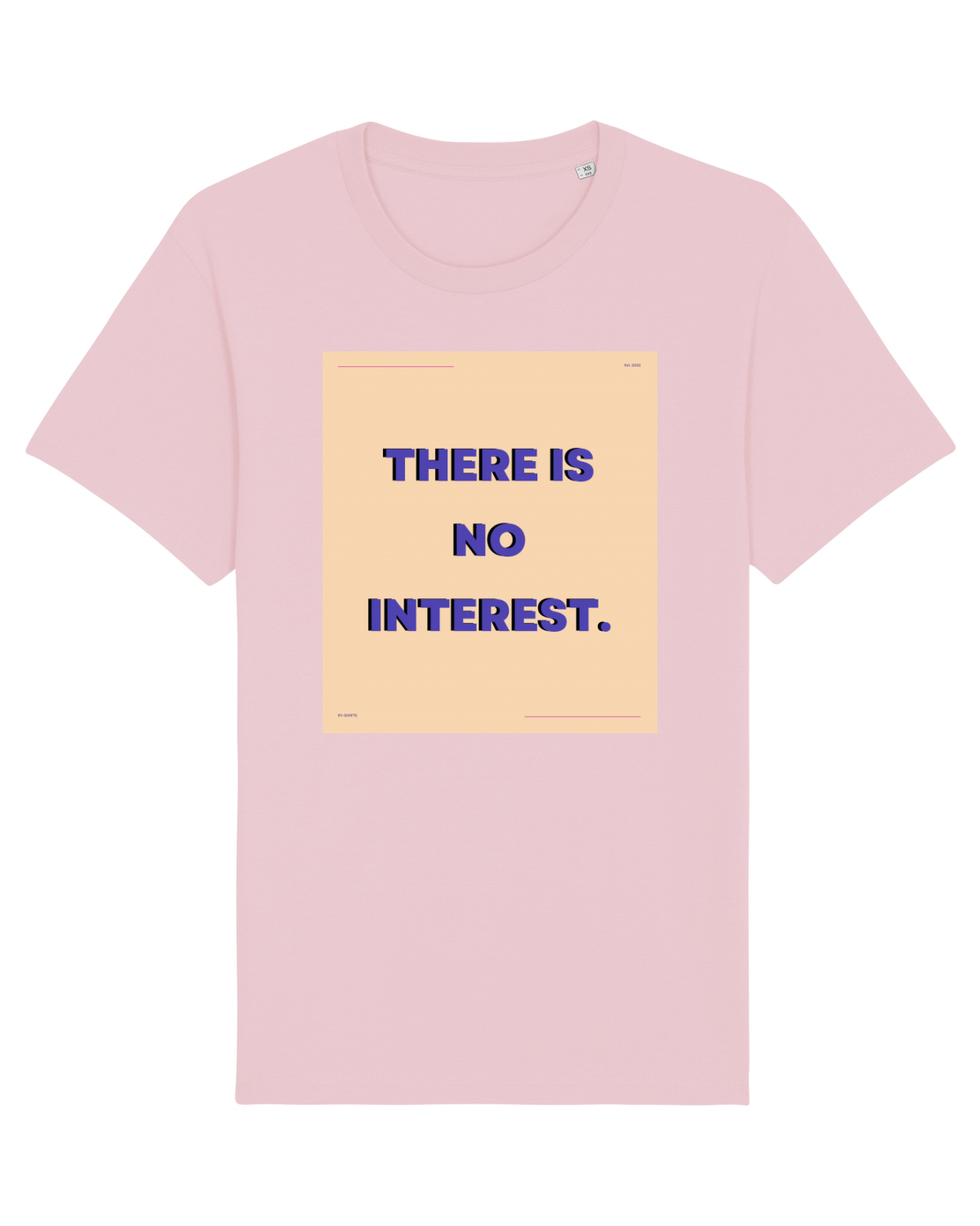 Tricou mânecă scurtă Unisex Rocker Cotton Pink