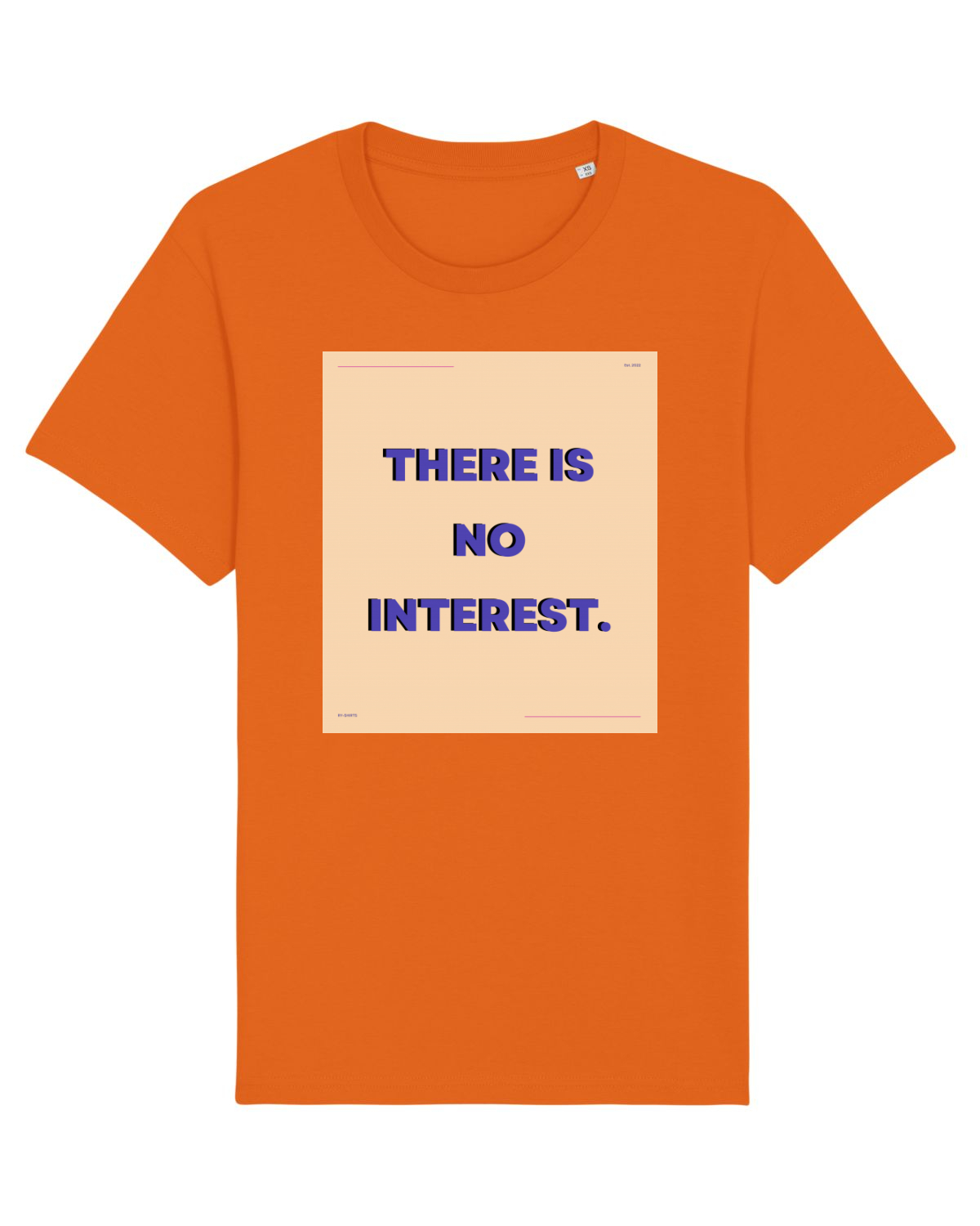 Tricou mânecă scurtă Unisex Rocker Bright Orange