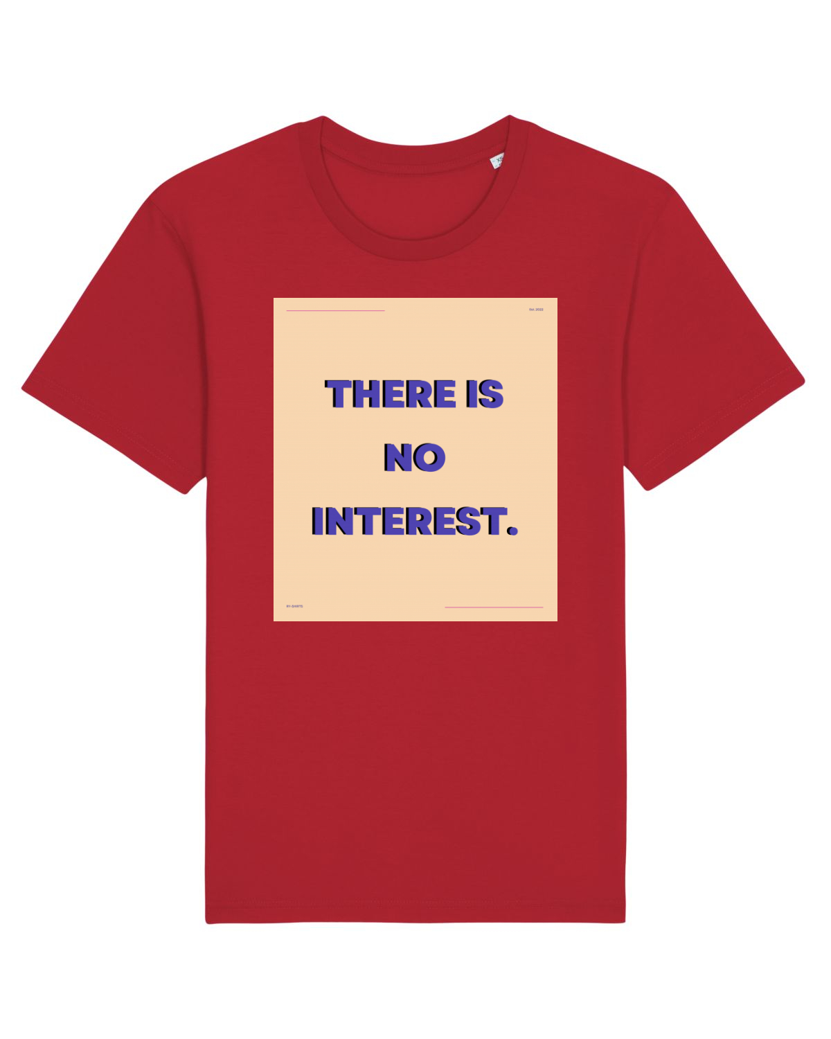 Tricou mânecă scurtă Unisex Rocker Red