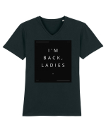 i m back ladies2 Tricou mânecă scurtă guler V Bărbat Presenter