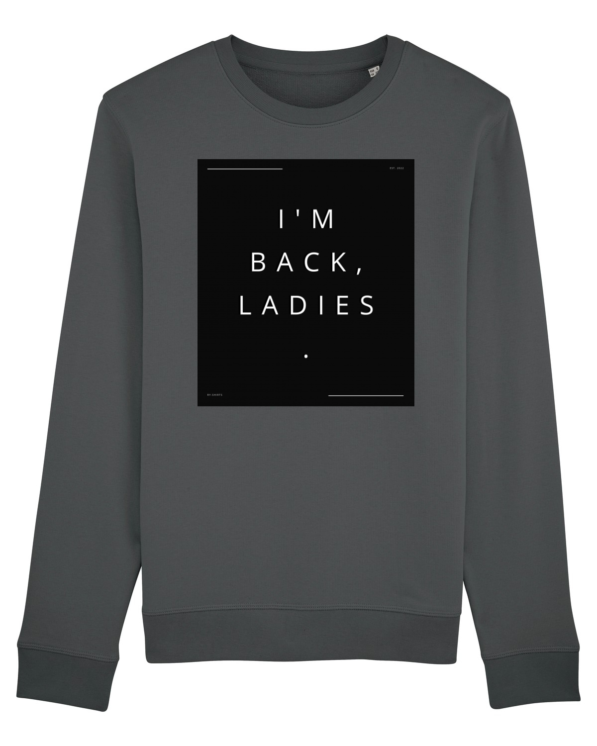 Bluză mânecă lungă Unisex Rise Anthracite