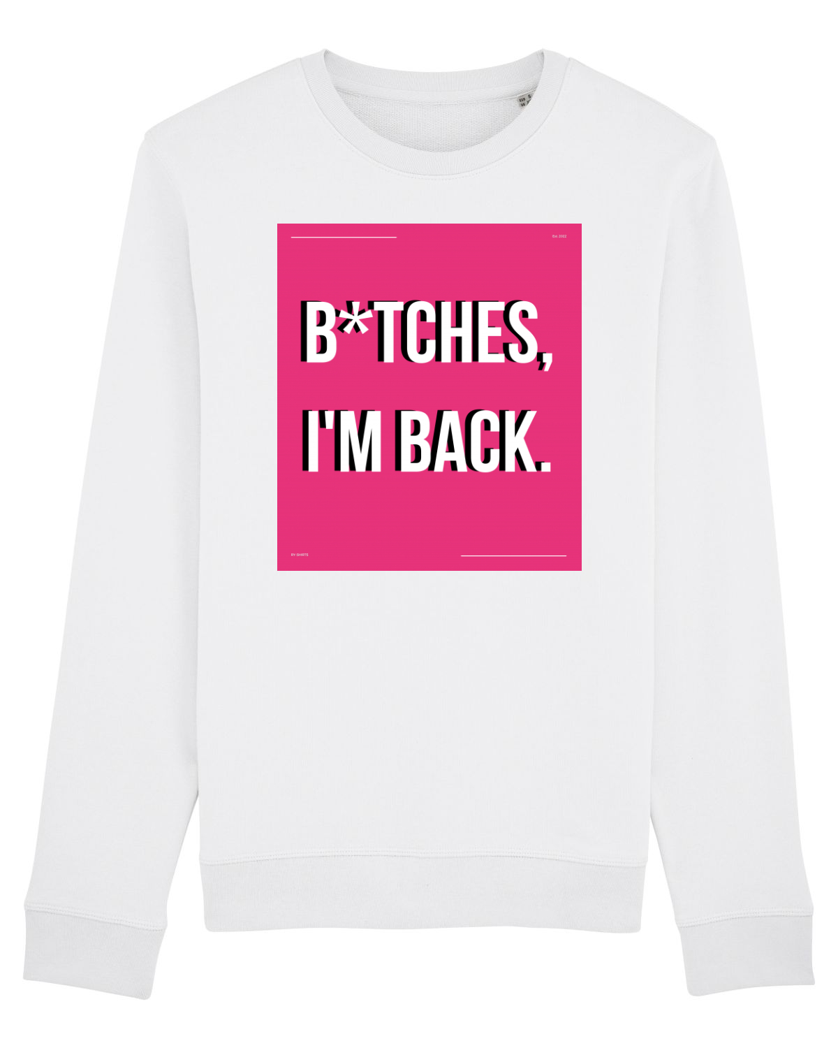 Bluză mânecă lungă Unisex Rise White