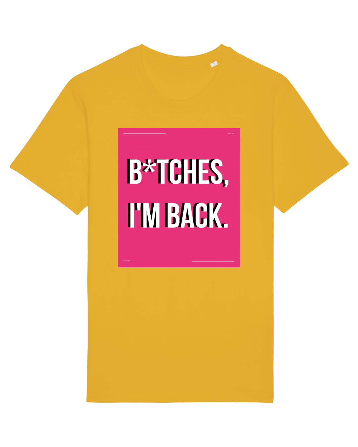 Tricou mânecă scurtă Unisex Rocker Spectra Yellow