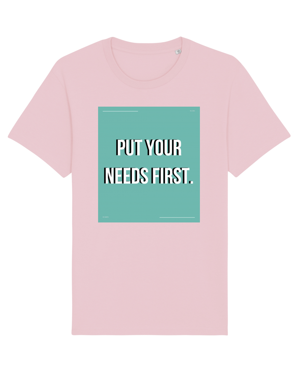Tricou mânecă scurtă Unisex Rocker Cotton Pink