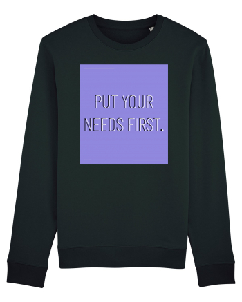 put your needs first3 Black