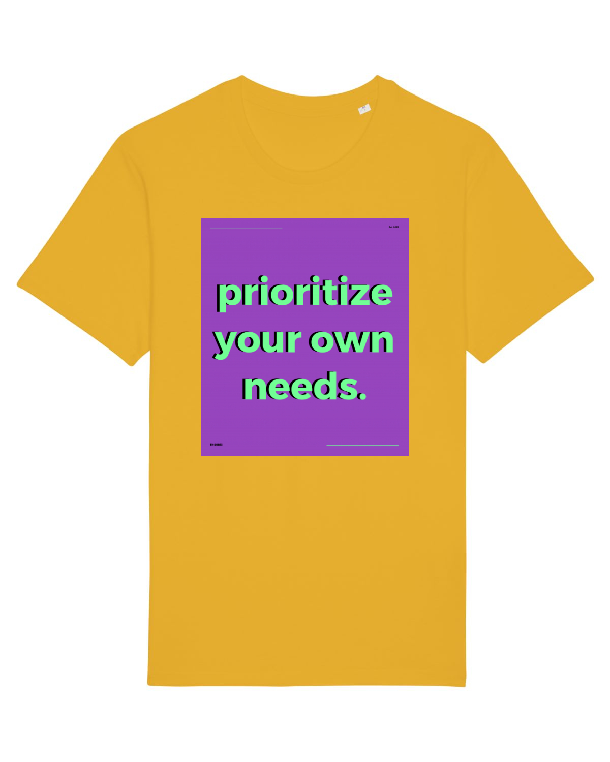 Tricou mânecă scurtă Unisex Rocker Spectra Yellow