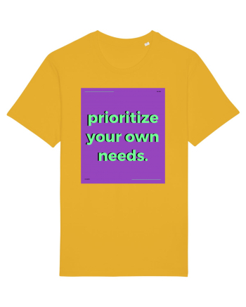 prioritize your own needs Spectra Yellow
