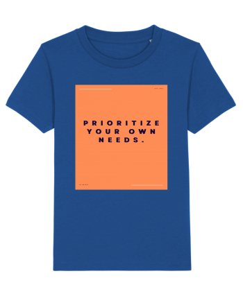 prioritize your own needs2 Majorelle Blue
