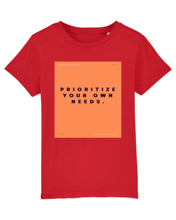 prioritize your own needs2 Red