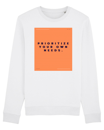 prioritize your own needs2 White