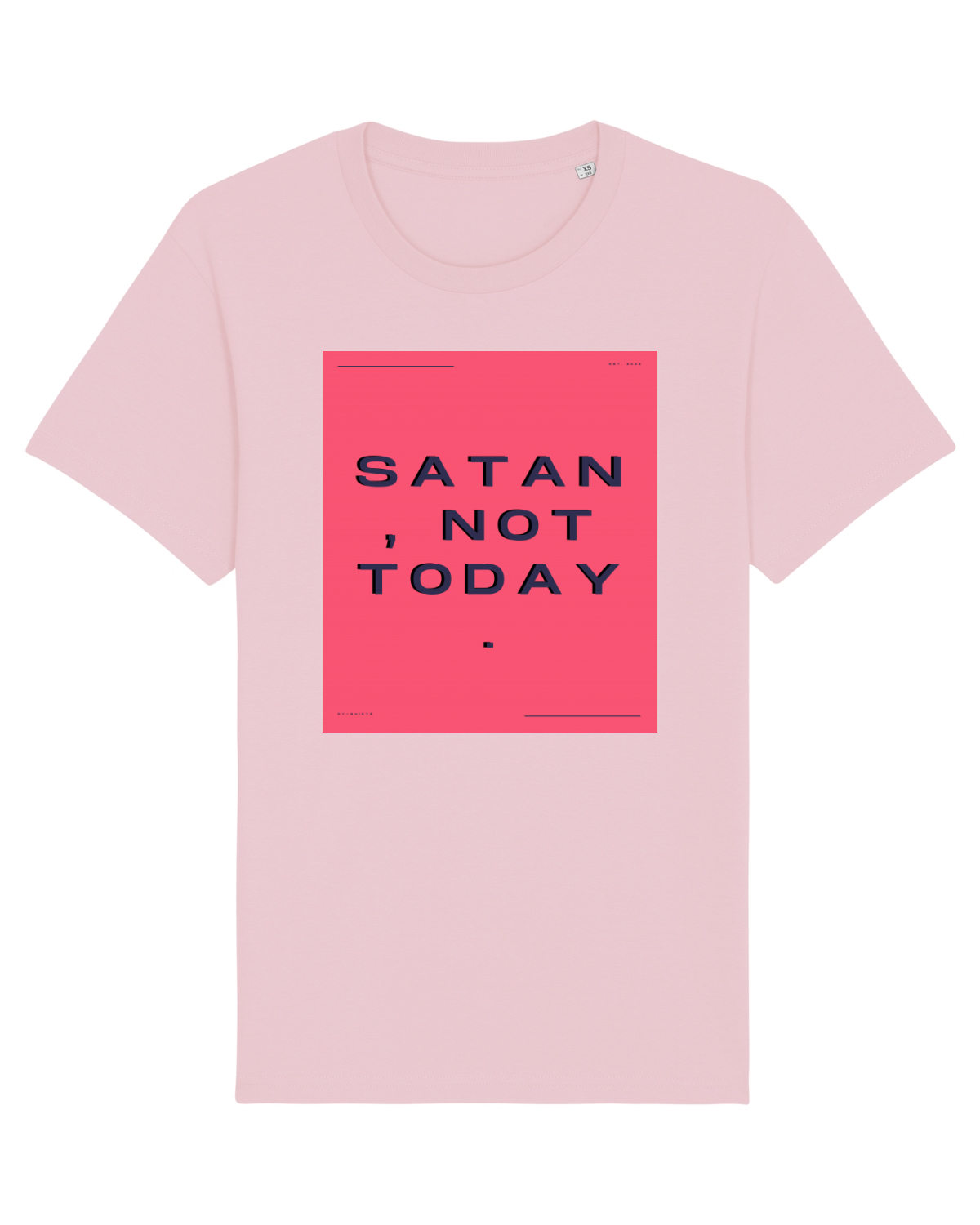Tricou mânecă scurtă Unisex Rocker Cotton Pink