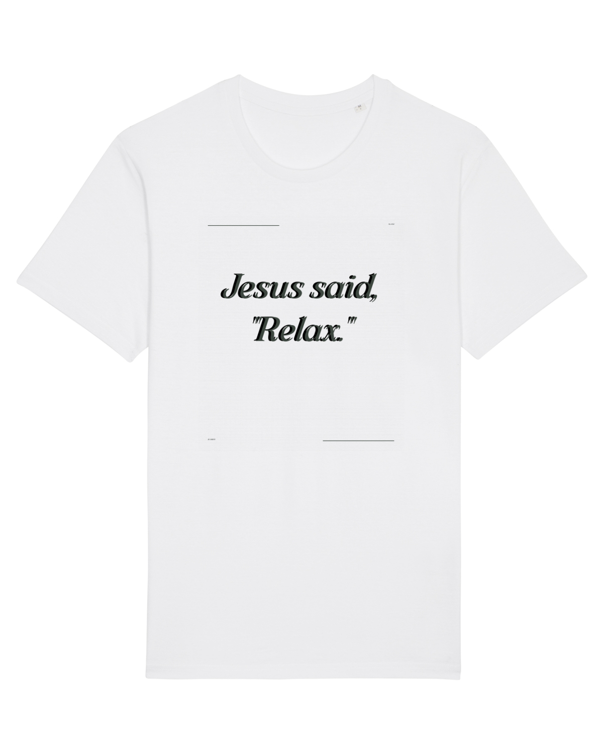 Tricou mânecă scurtă Unisex Rocker White